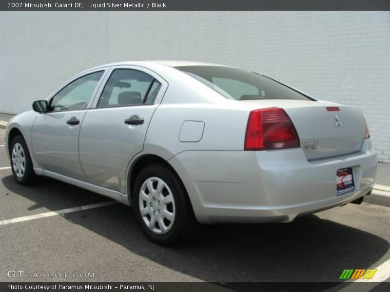 Liquid Silver Metallic / Black 2007 Mitsubishi Galant DE