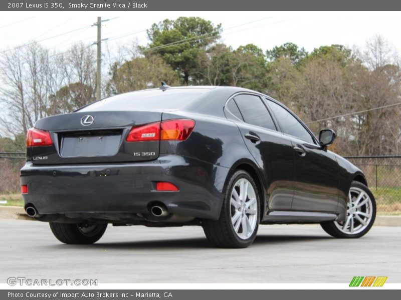 Smoky Granite Mica / Black 2007 Lexus IS 350
