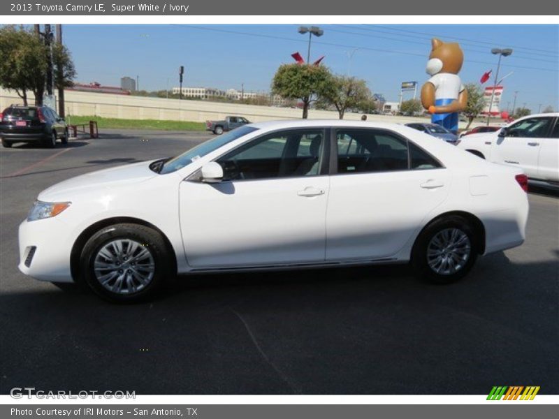 Super White / Ivory 2013 Toyota Camry LE