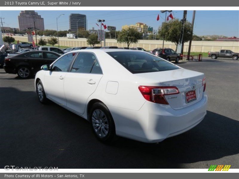 Super White / Ivory 2013 Toyota Camry LE