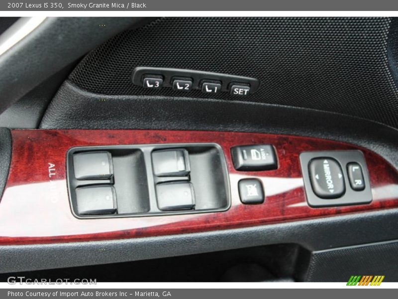 Smoky Granite Mica / Black 2007 Lexus IS 350