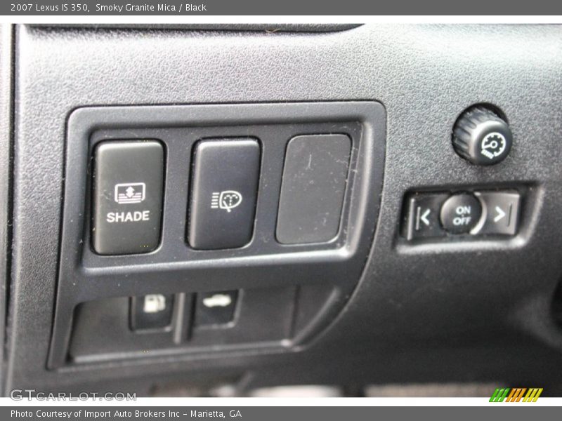 Smoky Granite Mica / Black 2007 Lexus IS 350