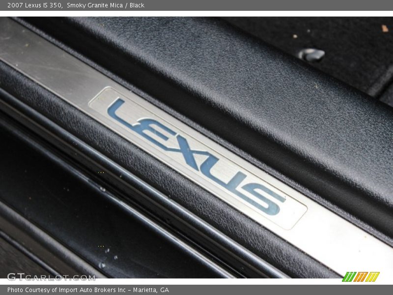 Smoky Granite Mica / Black 2007 Lexus IS 350
