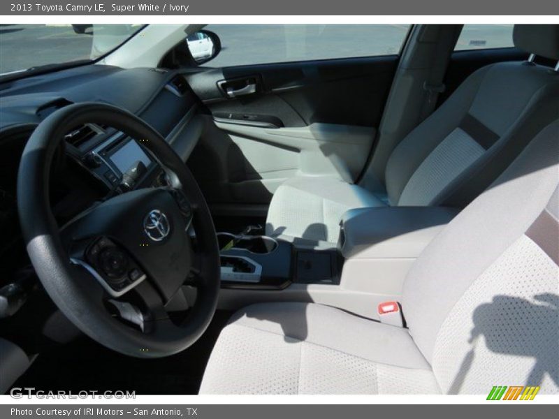 Super White / Ivory 2013 Toyota Camry LE