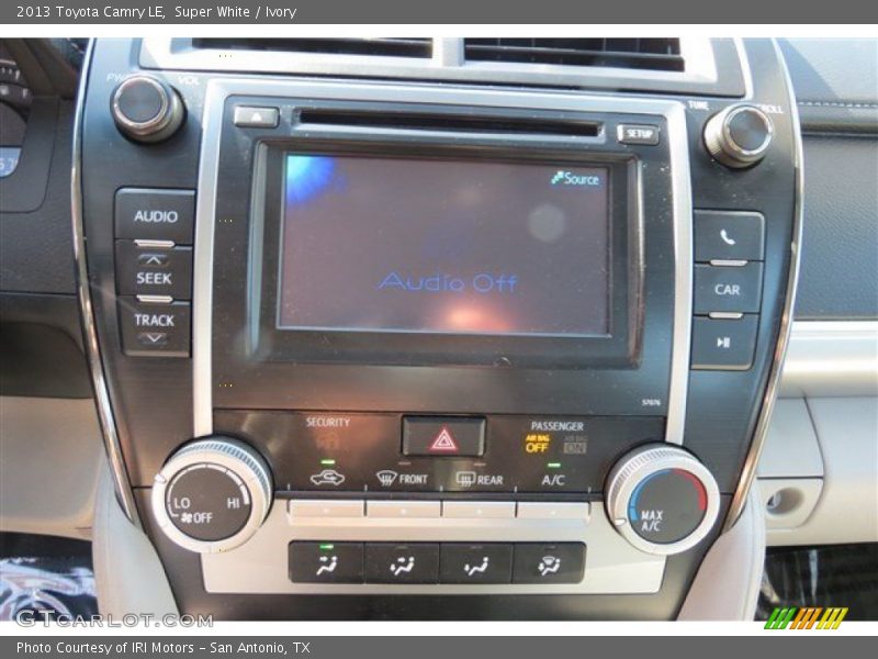 Super White / Ivory 2013 Toyota Camry LE