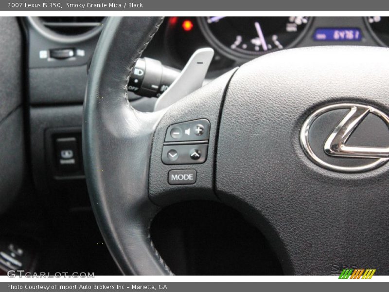 Smoky Granite Mica / Black 2007 Lexus IS 350