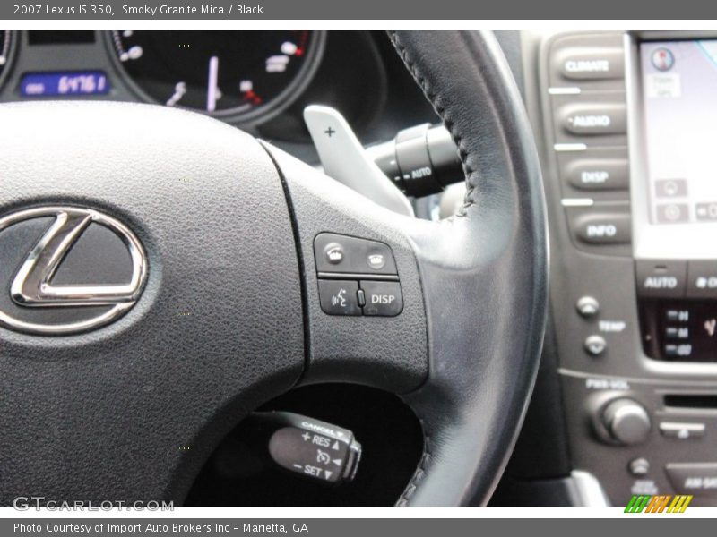 Smoky Granite Mica / Black 2007 Lexus IS 350