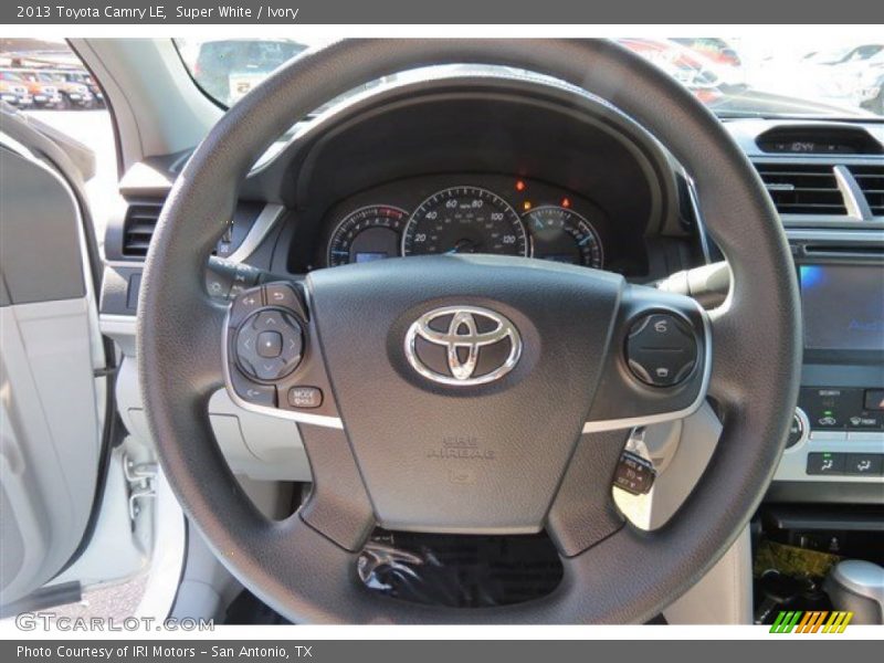Super White / Ivory 2013 Toyota Camry LE