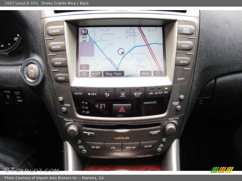 Smoky Granite Mica / Black 2007 Lexus IS 350