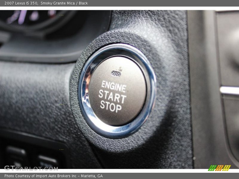 Smoky Granite Mica / Black 2007 Lexus IS 350