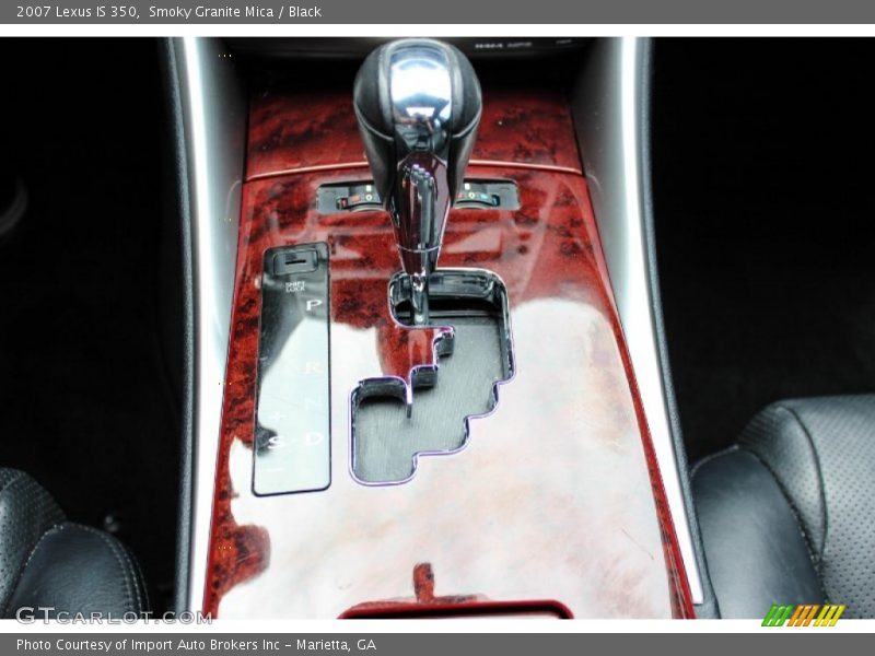 Smoky Granite Mica / Black 2007 Lexus IS 350