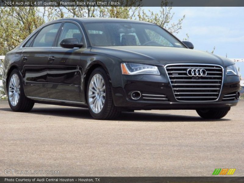 Phantom Black Pearl Effect / Black 2014 Audi A8 L 4.0T quattro
