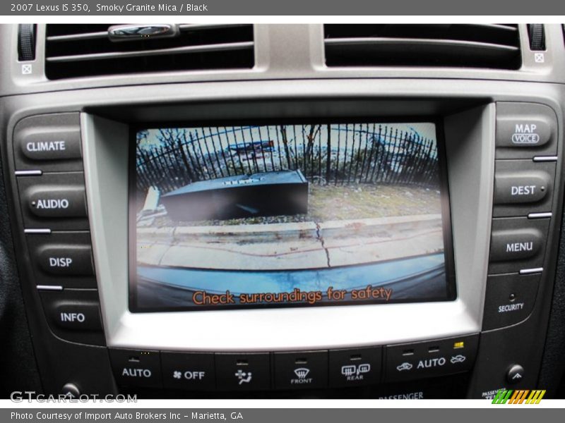 Smoky Granite Mica / Black 2007 Lexus IS 350