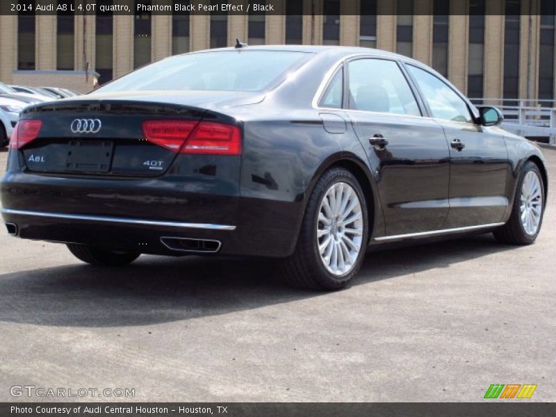 Phantom Black Pearl Effect / Black 2014 Audi A8 L 4.0T quattro