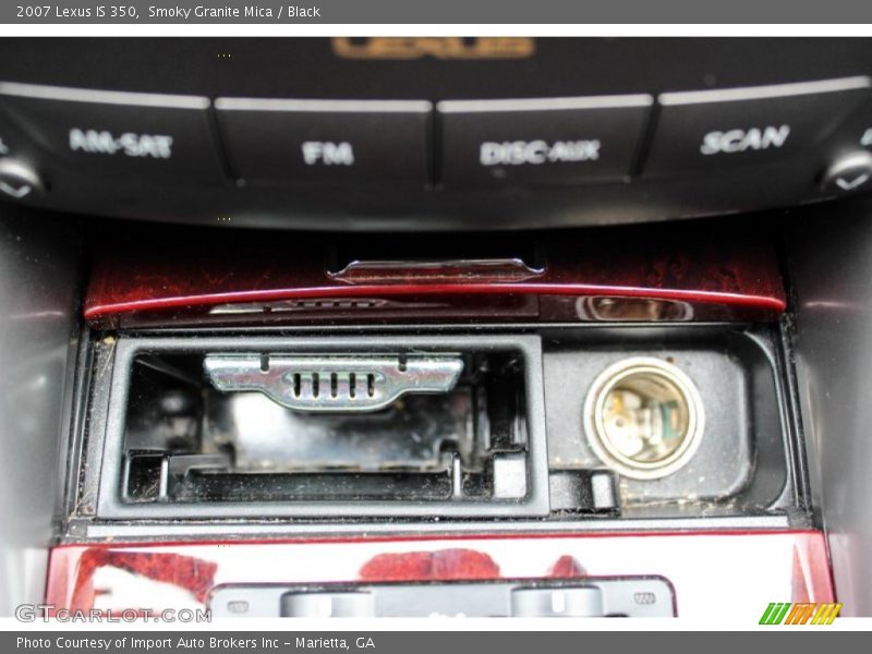 Smoky Granite Mica / Black 2007 Lexus IS 350