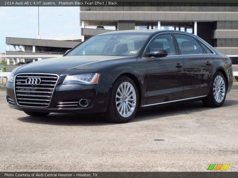 Phantom Black Pearl Effect / Black 2014 Audi A8 L 4.0T quattro