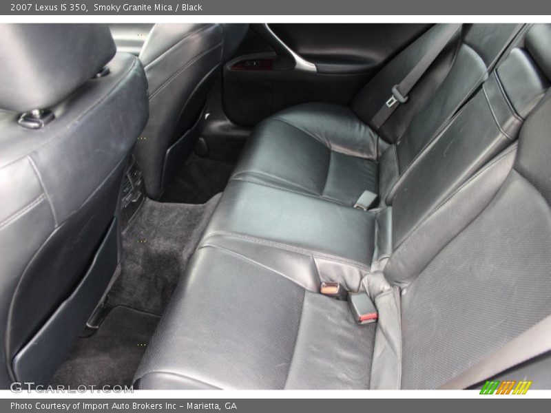 Smoky Granite Mica / Black 2007 Lexus IS 350