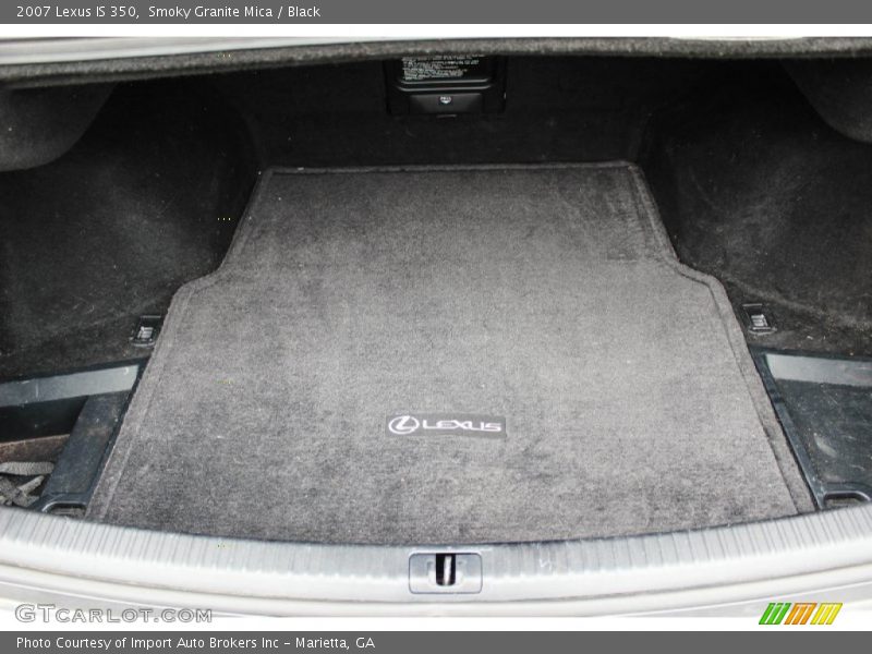 Smoky Granite Mica / Black 2007 Lexus IS 350
