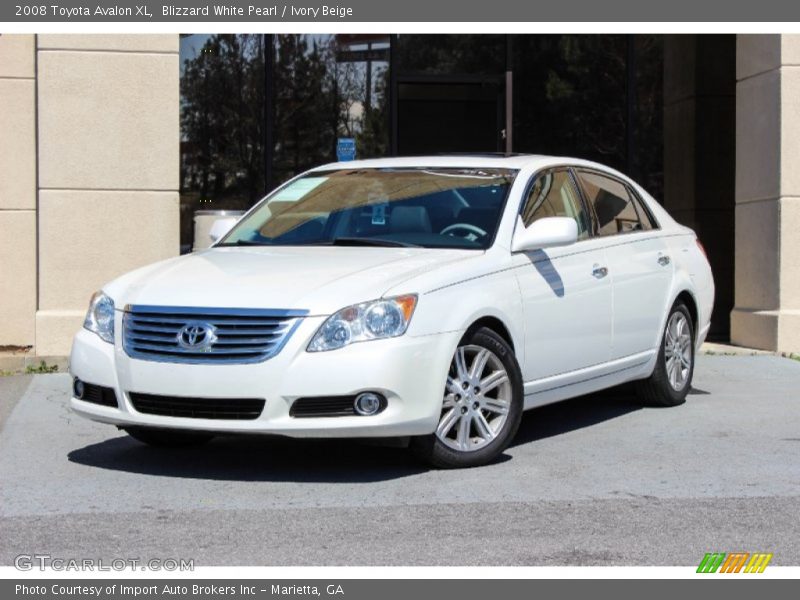 Blizzard White Pearl / Ivory Beige 2008 Toyota Avalon XL