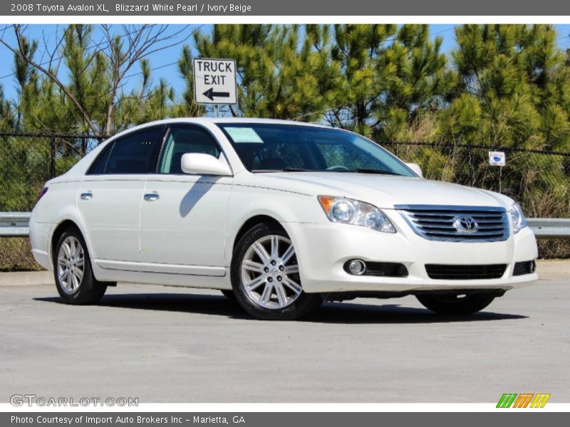 Blizzard White Pearl / Ivory Beige 2008 Toyota Avalon XL