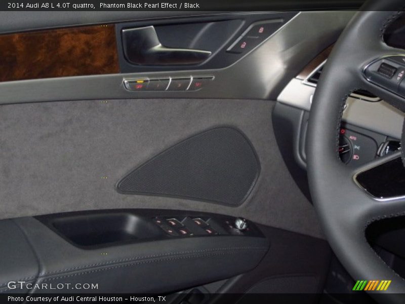 Phantom Black Pearl Effect / Black 2014 Audi A8 L 4.0T quattro