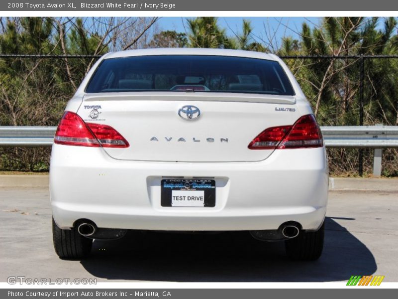 Blizzard White Pearl / Ivory Beige 2008 Toyota Avalon XL