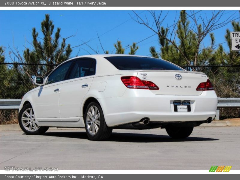 Blizzard White Pearl / Ivory Beige 2008 Toyota Avalon XL