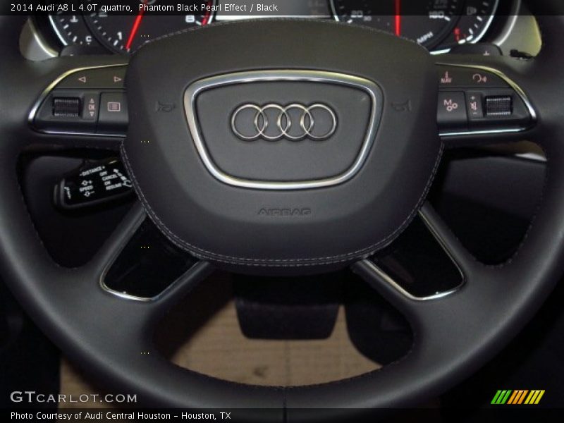 Phantom Black Pearl Effect / Black 2014 Audi A8 L 4.0T quattro