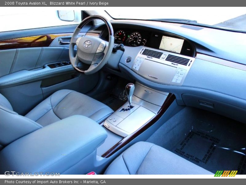 Blizzard White Pearl / Ivory Beige 2008 Toyota Avalon XL