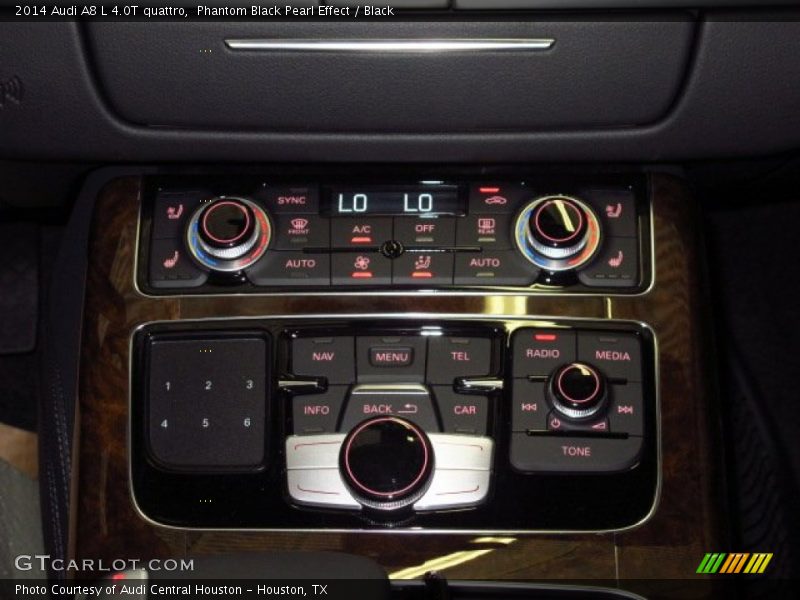 Phantom Black Pearl Effect / Black 2014 Audi A8 L 4.0T quattro