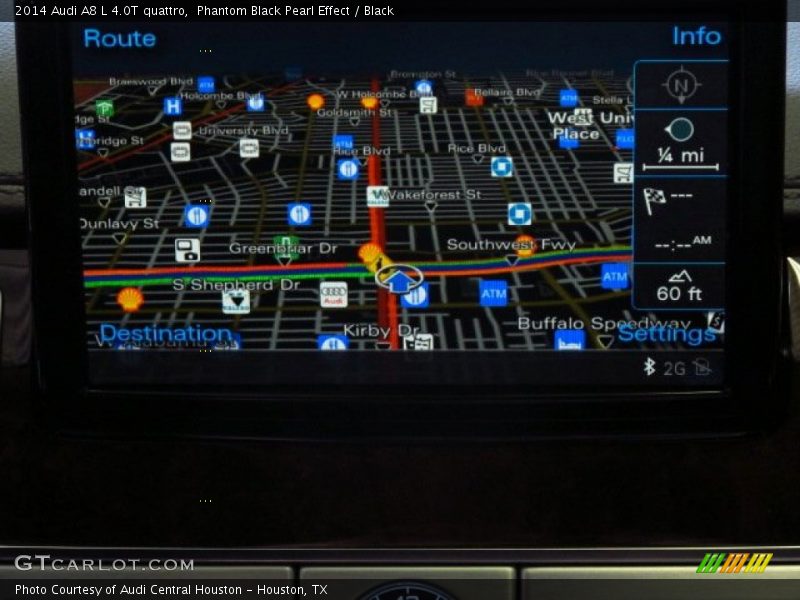 Phantom Black Pearl Effect / Black 2014 Audi A8 L 4.0T quattro