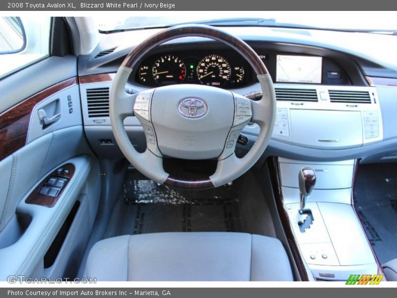 Blizzard White Pearl / Ivory Beige 2008 Toyota Avalon XL
