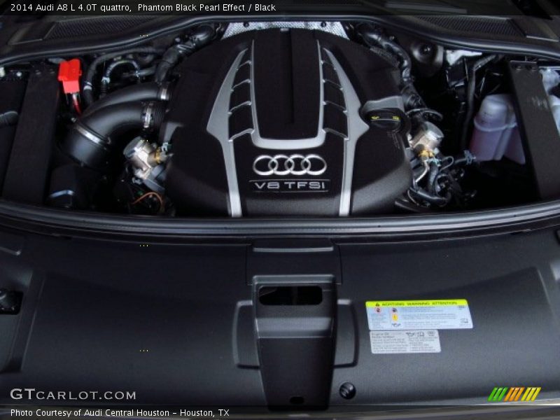Phantom Black Pearl Effect / Black 2014 Audi A8 L 4.0T quattro