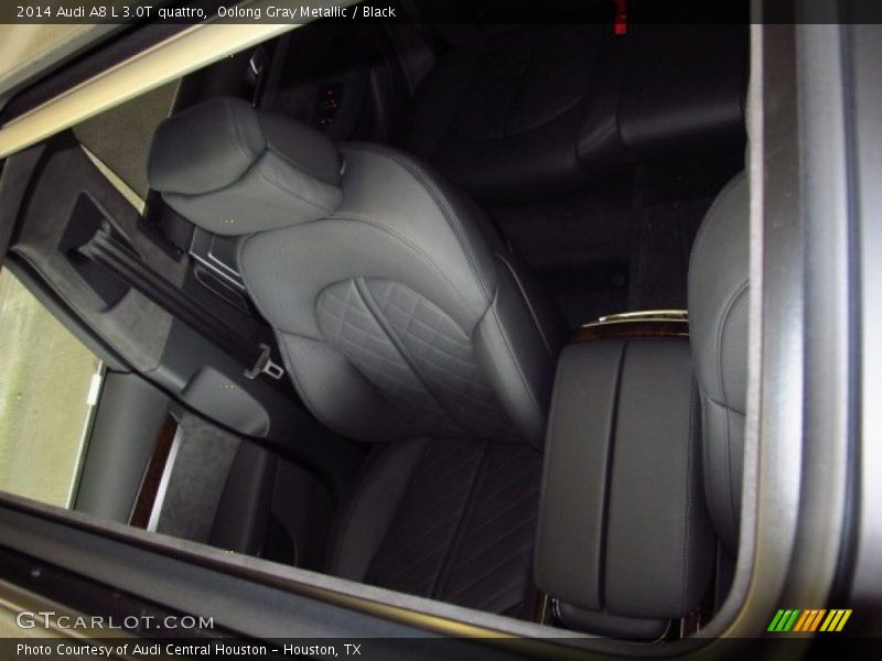 Oolong Gray Metallic / Black 2014 Audi A8 L 3.0T quattro