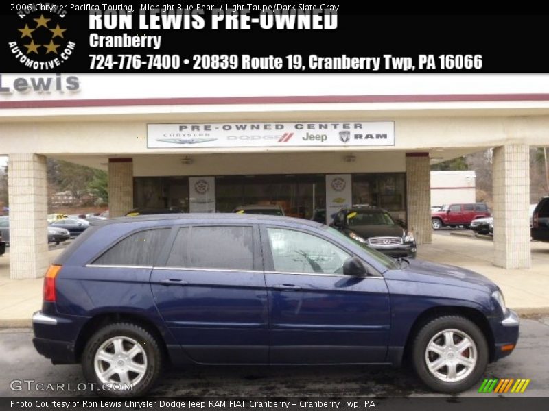 Midnight Blue Pearl / Light Taupe/Dark Slate Gray 2006 Chrysler Pacifica Touring