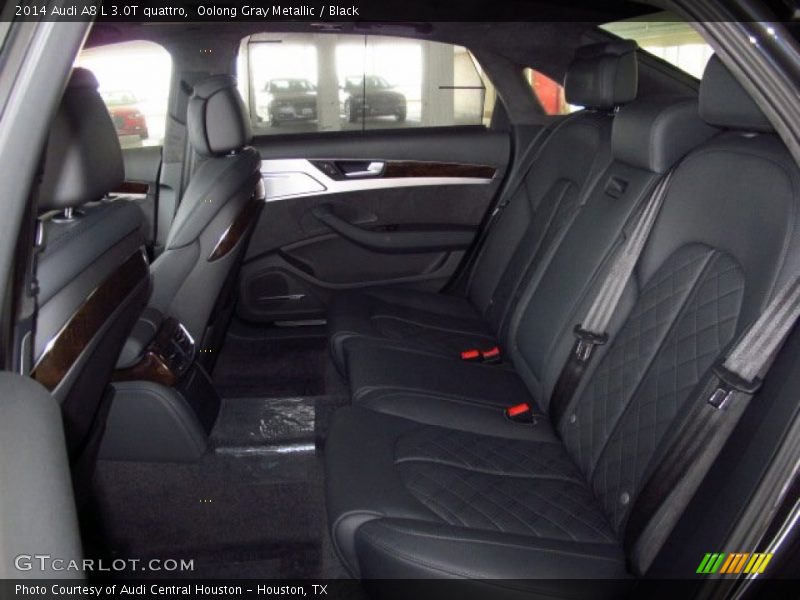 Oolong Gray Metallic / Black 2014 Audi A8 L 3.0T quattro