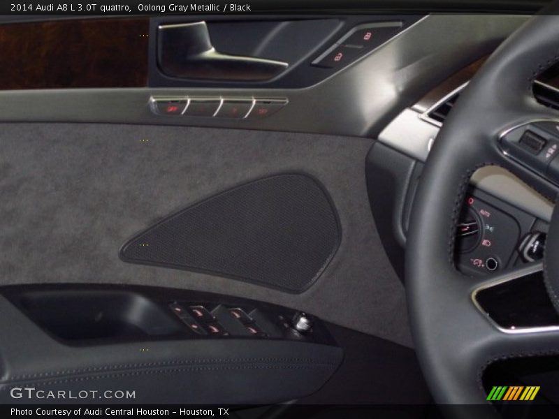 Oolong Gray Metallic / Black 2014 Audi A8 L 3.0T quattro