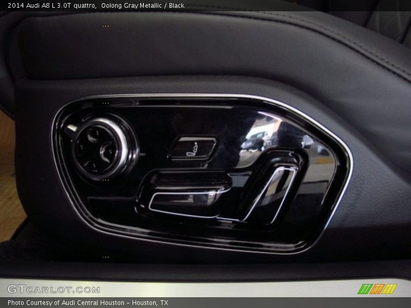 Oolong Gray Metallic / Black 2014 Audi A8 L 3.0T quattro