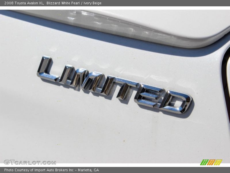Blizzard White Pearl / Ivory Beige 2008 Toyota Avalon XL