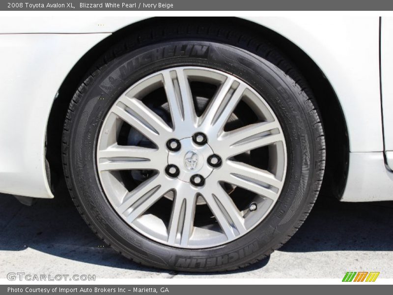 Blizzard White Pearl / Ivory Beige 2008 Toyota Avalon XL