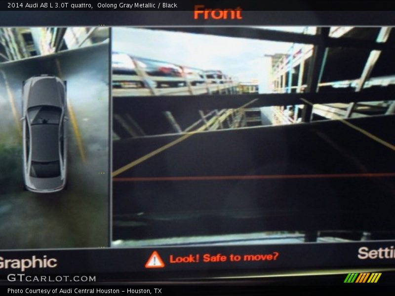 Oolong Gray Metallic / Black 2014 Audi A8 L 3.0T quattro