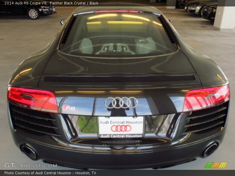 Panther Black Crystal / Black 2014 Audi R8 Coupe V8