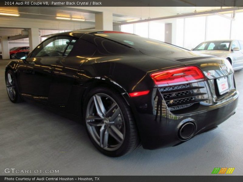 Panther Black Crystal / Black 2014 Audi R8 Coupe V8