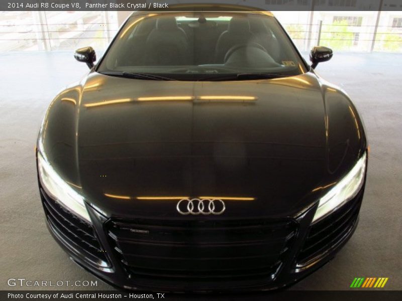 Panther Black Crystal / Black 2014 Audi R8 Coupe V8