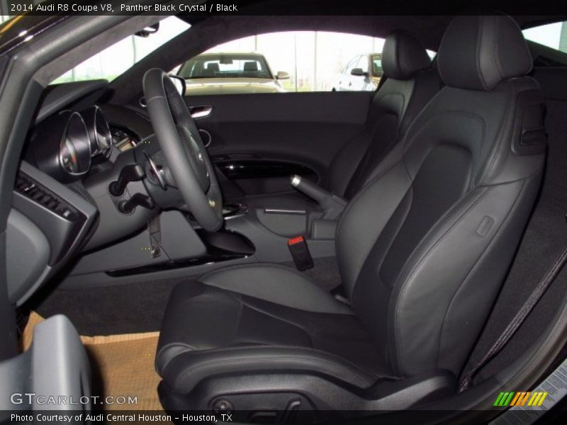 Panther Black Crystal / Black 2014 Audi R8 Coupe V8
