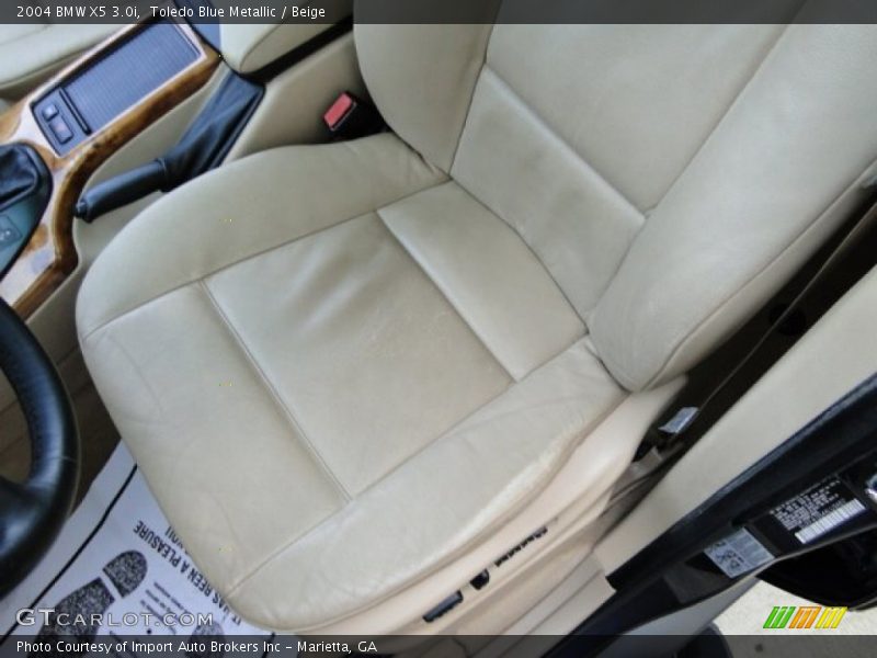 Toledo Blue Metallic / Beige 2004 BMW X5 3.0i