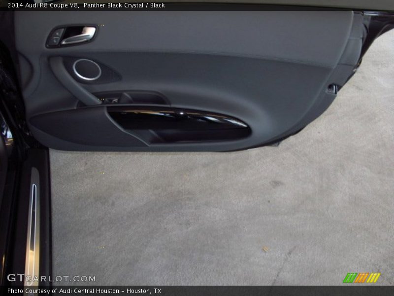 Panther Black Crystal / Black 2014 Audi R8 Coupe V8
