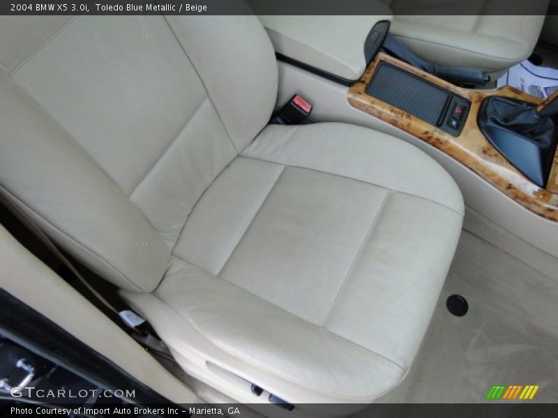 Toledo Blue Metallic / Beige 2004 BMW X5 3.0i