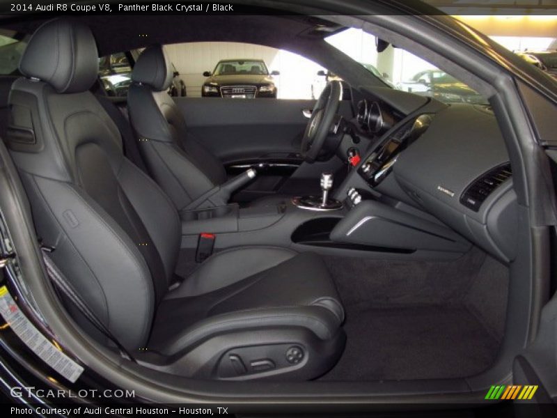 Panther Black Crystal / Black 2014 Audi R8 Coupe V8