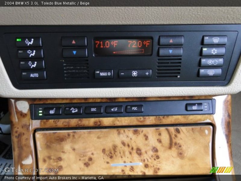 Toledo Blue Metallic / Beige 2004 BMW X5 3.0i